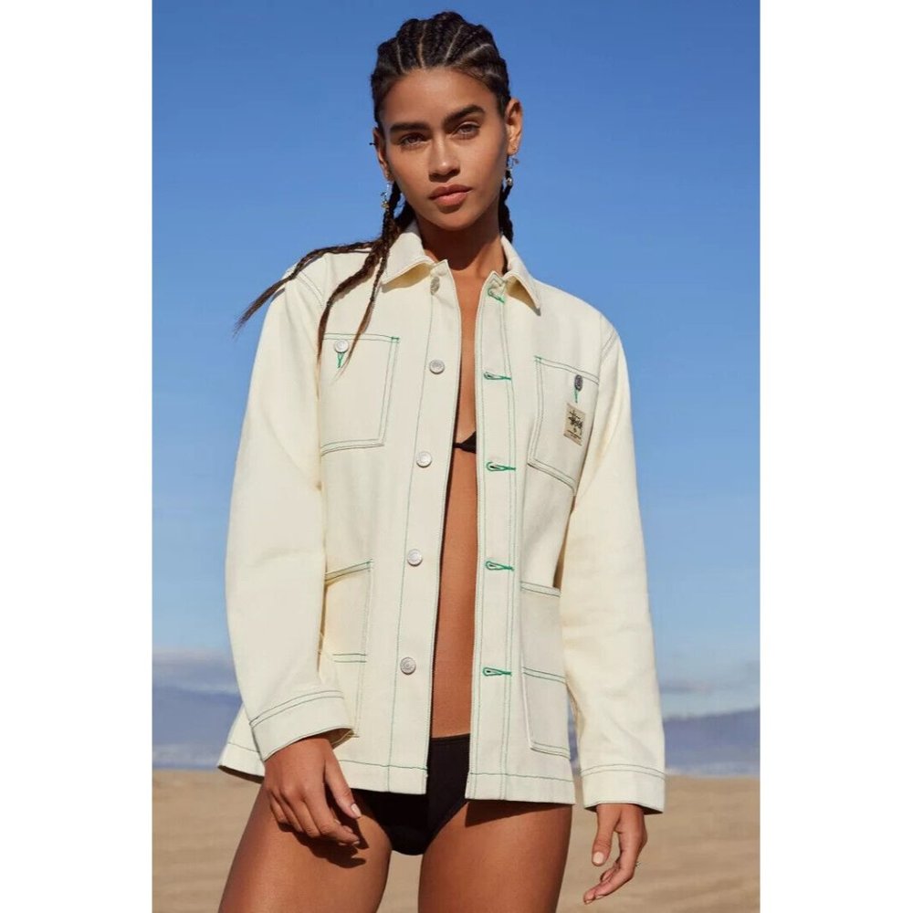 Stussy Wyatt Barn Work Jacket Size Small
